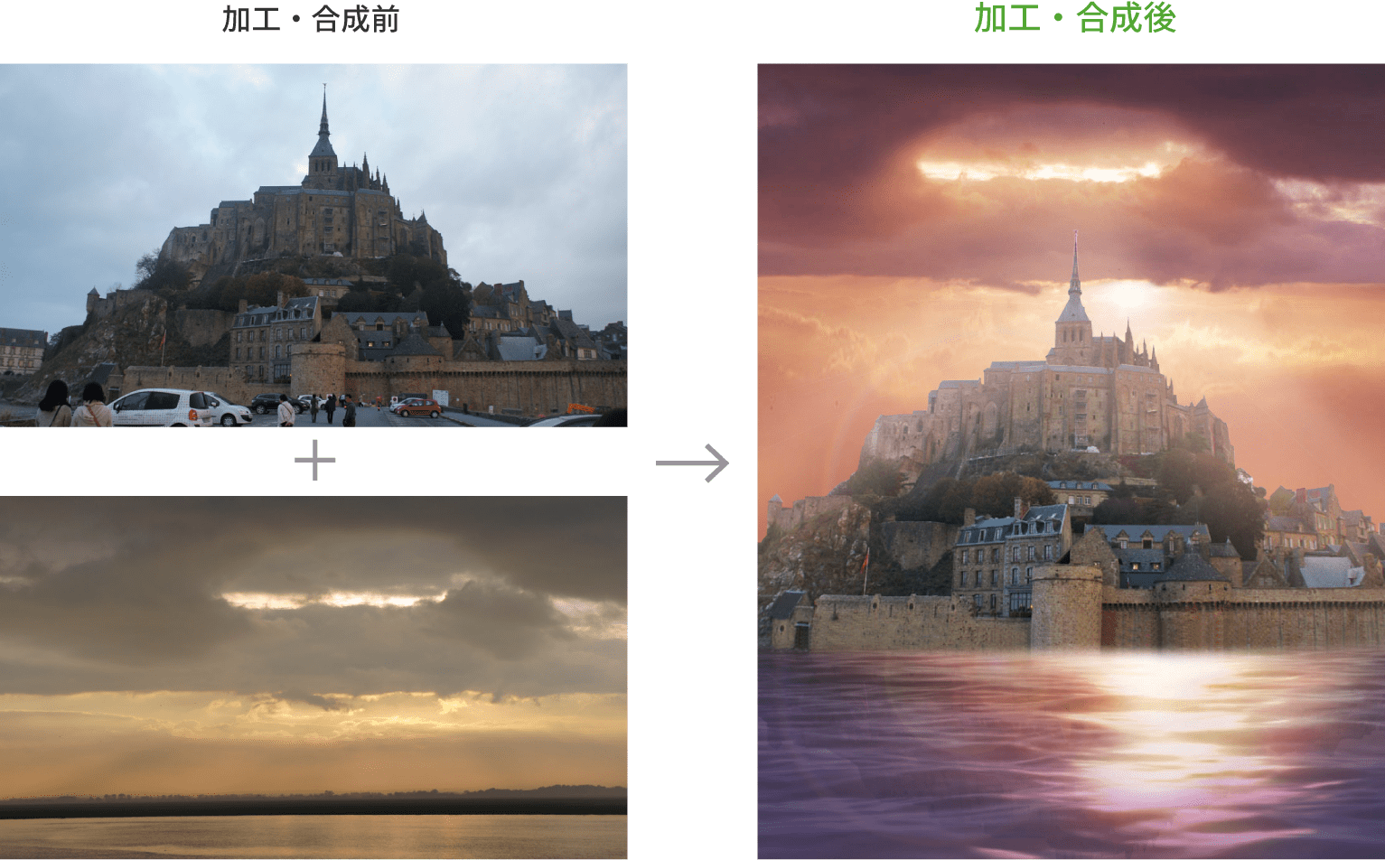 写真：加工・合成